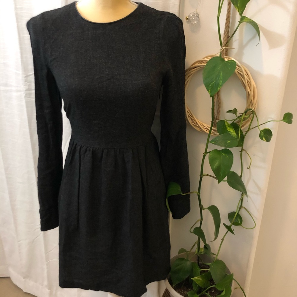 Zara faux-wool dress